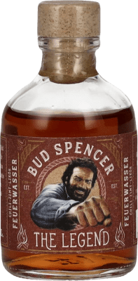 Licores ‎St. Kilian Bud Spencer The Legend Feuerwasser Chili-Zimt-Likör Garrafa Miniatura 5 cl