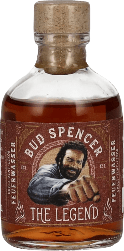 18,95 € Kostenloser Versand | Liköre St. Kilian Bud Spencer The Legend Feuerwasser Miniaturflasche 5 cl Zimt, Chili Pepper — Chilischote