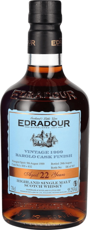345,95 € Spedizione Gratuita | Whisky Single Malt Edradour Barolo Cask Finish — Affinato in Botte 22 Anni