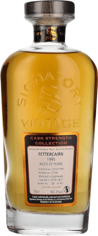 送料無料 | ウイスキーブレンド Signatory Vintage Cask Strength Collection at Fettercairn イギリス 25 年 70 cl