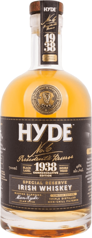 Free Shipping | Whisky Blended Hyde Nº 6 President's 1938 Commemorative Special Edition Reserve Ireland 70 cl