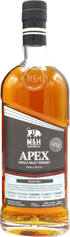 Envio grátis | Whisky Single Malt Milk & Honey M&H Apex Dead Sea Small Batch Israel 70 cl