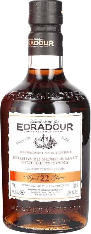 Envoi gratuit | Blended Whisky Edradour Oloroso Cask Finish Royaume-Uni 22 Ans 70 cl