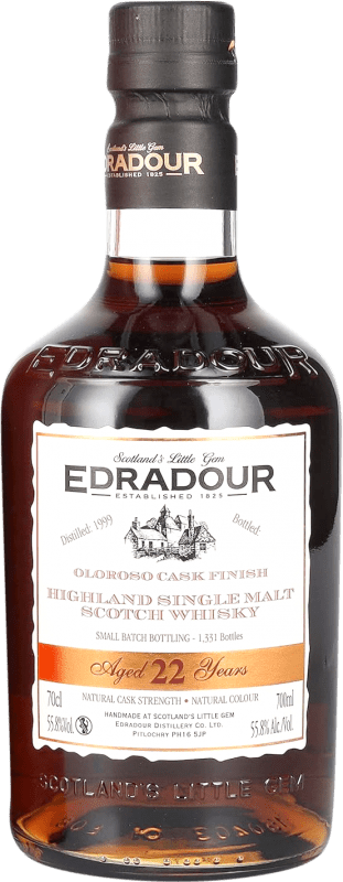 479,95 € Бесплатная доставка | Купажированный виски Edradour Oloroso Sherry Cask Finish — Финишная выдержка в бочке 22 Лет