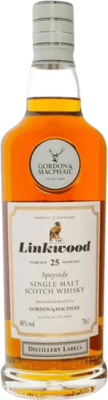 Envoi gratuit | Single Malt Whisky Gordon & MacPhail Linkwood Royaume-Uni 25 Ans 70 cl