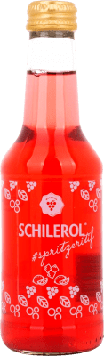 Kostenloser Versand | 24 Einheiten Box Bitter-Aperitif Schilerol Spritz Österreich Kleine Flasche 25 cl