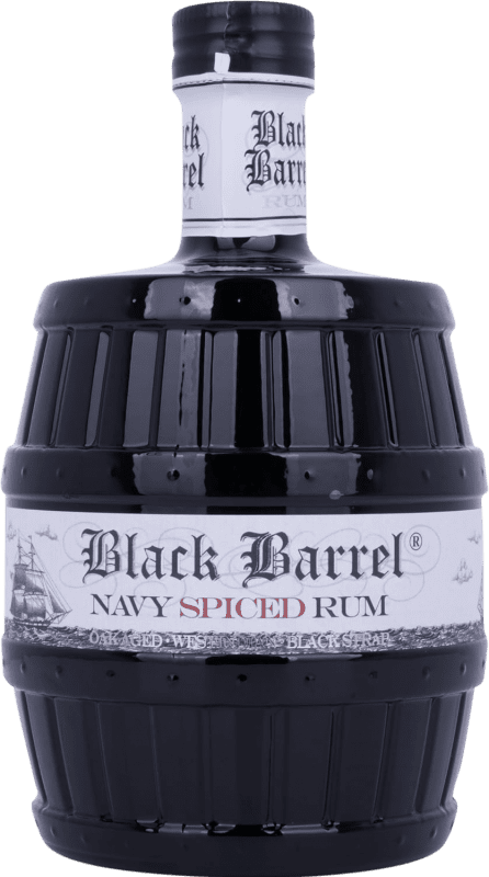 Envoi gratuit | Rhum A.H. Riise Black Barrel Navy Spiced Old Edition Danemark 70 cl