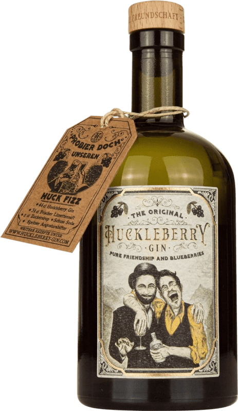 85,95 € Бесплатная доставка | Джин Huckleberry Средняя бутылка 50 cl Blueberry — Черника