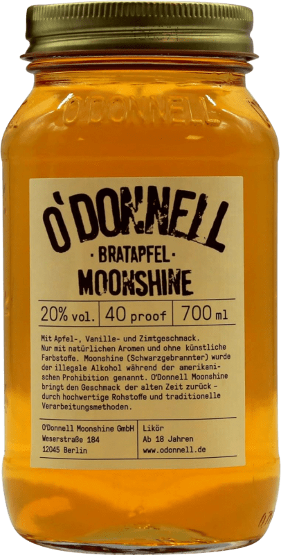 Spedizione Gratuita | Liquori O'Donnell Moonshine Germania Vasetto Speciale 70 cl Bratapfel — Mela Cotta