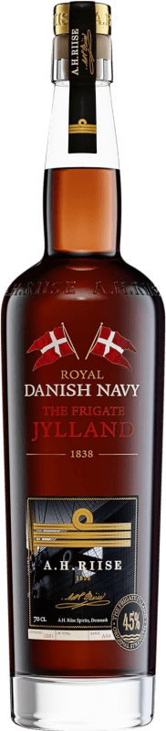 Envoi gratuit | Rhum A.H. Riise Royal Danish Navy The Frigate Jylland Danemark 70 cl