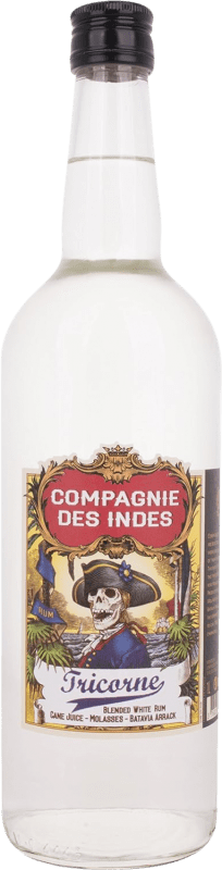 免费送货 | 朗姆酒 Compagnie des Indes Tricorne Blended White 美国 1 L