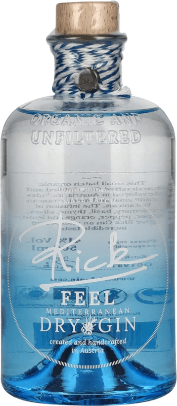 Kostenloser Versand | Genever Gin Rick Feel Mediterranean — Mediterrane Österreich Medium-Flasche 50 cl