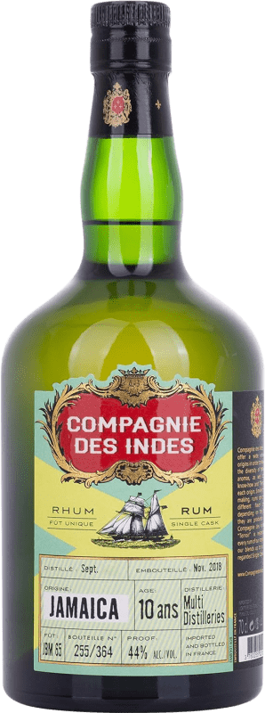 免费送货 | 朗姆酒 Compagnie des Indes Jamaica 牙买加 10 岁 70 cl