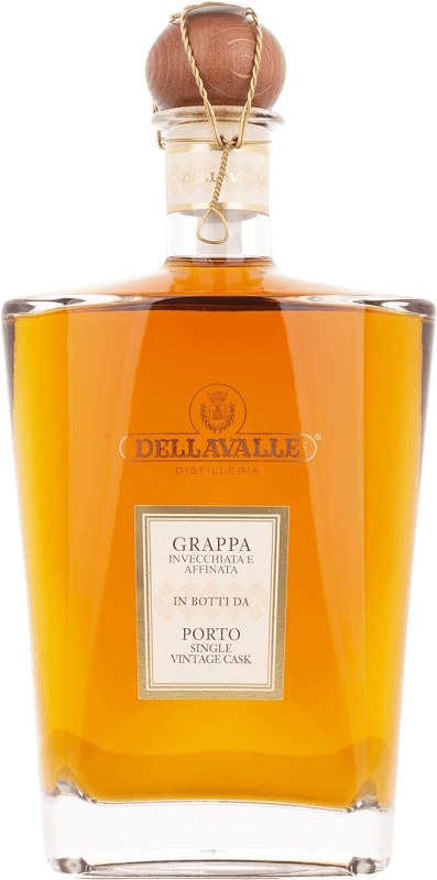 Envio grátis | Aguardente Grappa Dellavalle Affinata in Botti da Porto Itália 70 cl