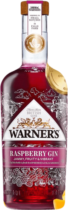 Бесплатная доставка | Джин Falls Farm Warner's Raspberry Объединенное Королевство 70 cl