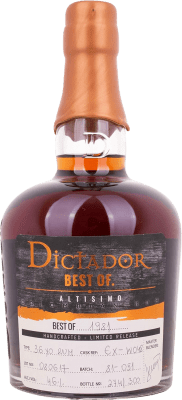 朗姆酒 Dictador Best of 1981 Altisimo 36 岁 70 cl