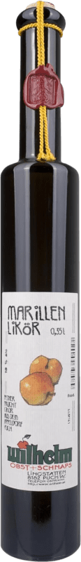 送料無料 | リキュール Wilhelm Marillenlikör オーストリア 3分の1リットルのボトル 35 cl