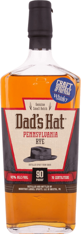 Free Shipping | Whisky Blended Dad's Hat Rye United States 70 cl