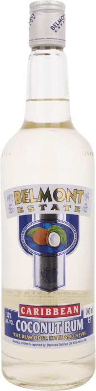 Бесплатная доставка | Ром The Belmont Estate White Coconut Сент-Китс и Невис 70 cl