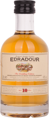 Envoi gratuit | Blended Whisky Edradour Royaume-Uni 10 Ans Petite Bouteille 20 cl