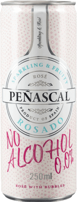 免费送货 | 盒装24个 红酒 Peñascal 0,0 西班牙 Tempranillo, Syrah, Bobal 小瓶 25 cl 不含酒精