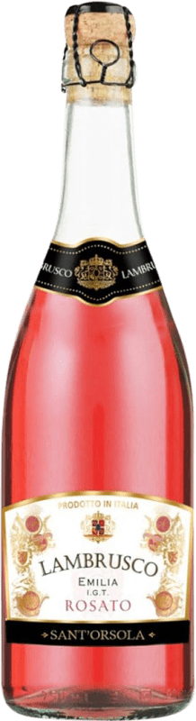 Envío gratis | Espumoso rosado Sant'Orsola Rosato Seco I.G.T. Emilia Romagna Emilia-Romagna Italia Lambrusco 75 cl