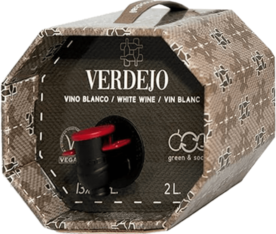 47,95 € | 6個入りボックス 白ワイン Cuatro Rayas スペイン Verdejo — ベルデホ バッグ・イン・ボックス 2 L