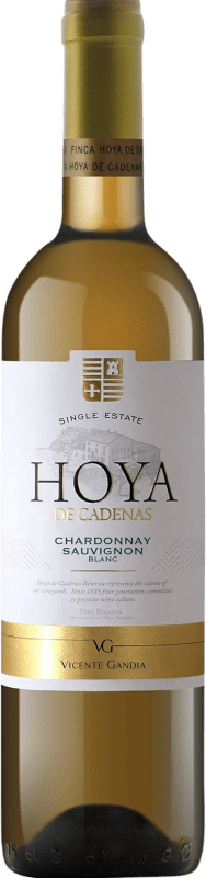 7,95 € | Vino blanco Vicente Gandía Hoya de Cadenas Chardonnay Sauvignon Blanc D.O. Utiel-Requena Comunidad Valenciana España Chardonnay, Sauvignon Blanca 75 cl