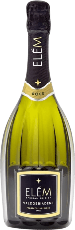 Бесплатная доставка | Белое игристое ELÈM D.O.C.G. Prosecco di Valdobbiadene Superiore di Cartizze Венето Италия Sangiovese, Glera 75 cl