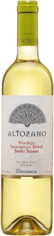 Free Shipping | White wine González Byass Altozano Semi-Dry Semi-Sweet I.G.P. Vino de la Tierra de Castilla Castilla la Mancha Spain Verdejo, Sauvignon White 75 cl