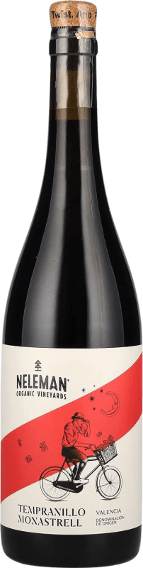 Envio grátis | Vinho tinto Neleman Tempranillo Monastrell Organic Comunidade Valenciana Espanha Tempranillo, Monastrell 75 cl