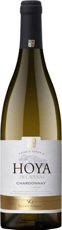 免费送货 | 白葡萄酒 Vicente Gandía Hoya de Cadenas D.O. Utiel-Requena 巴伦西亚社区 西班牙 Chardonnay — 莎当妮 75 cl