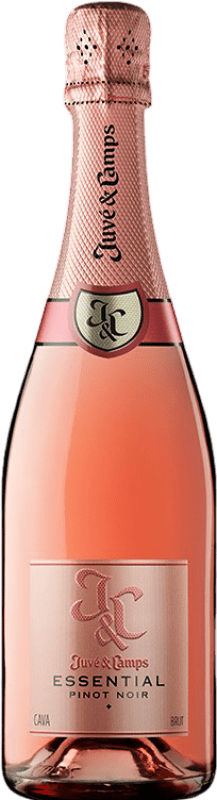 Spedizione Gratuita | Spumante Rosato Juvé y Camps Essential Brut Rosé — Rosato D.O. Cava Spagna Pinot Nero 75 cl