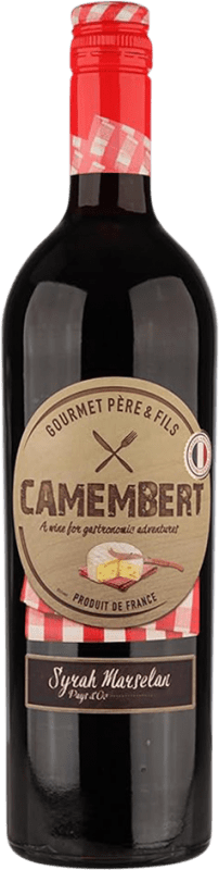 Envoi gratuit | Vin rouge Gourmet Père & Fils Camembert France Syrah 75 cl