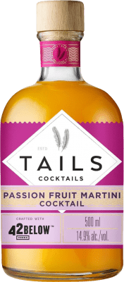 Spedizione Gratuita | Schnapps Bacardí Tails Cocktail Regno Unito Bottiglia Medium 50 cl Dry Martini — Martini Secco, Passion Fruit — Frutto della Passione