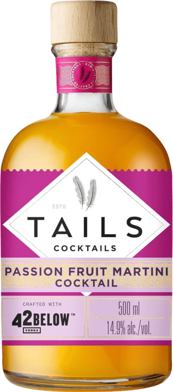 送料無料 | シュナップス Bacardí Tails Cocktail — カクテル イギリス ミディアムボトル 50 cl Dry Martini — ドライマティーニ, Passion Fruit — パッションフルーツ