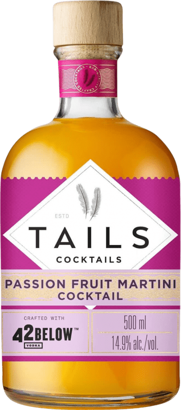 免费送货 | Schnapp Bacardí Tails Cocktails Passion Fruit Martini 英国 瓶子 Medium 50 cl