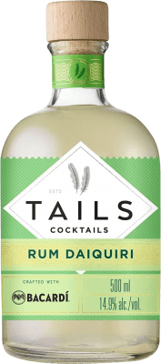 Schnapp Bacardí Tails Cocktails Rum Daiquiri Bottiglia Medium 50 cl