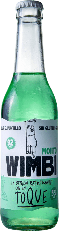 Envoi gratuit | Boîte de 12 unités Schnapp Bodegas Jaime. Wimbi Mojito Verde Espagne Bouteille Tiers 33 cl