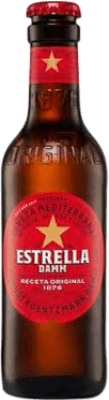 啤酒 盒装24个 Estrella Damm Lager Mediterránea 小瓶 25 cl