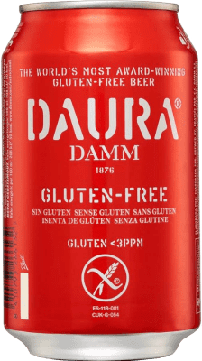 Beer 24 units box Daura Damm Can 33 cl Gluten Free