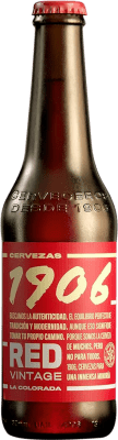 ビール 24個入りボックス Estrella Galicia 1906 Red Vintage Lager 3分の1リットルのボトル 33 cl