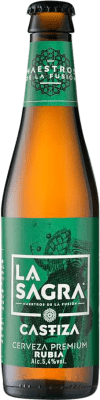 Bière Boîte de 24 unités La Sagra Castiza Blonde Ale Bouteille Tiers 33 cl