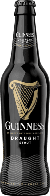 ビール 24個入りボックス Guinness Draught Ale Negra 3分の1リットルのボトル 33 cl