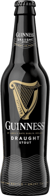 送料無料 | 24個入りボックス ビール Guinness Dark Ale — ダーク, Draught — 生, Stout — スタウト アイルランド 1/3ボトル 33 cl