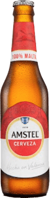 Bière Boîte de 12 unités Amstel Petite Bouteille 25 cl