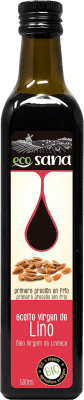 Envio grátis | Óleo Vegetal Drasanvi Ecosana Castela e Leão Espanha Bio — Ecológico Garrafa Medium 50 cl Lino — Linho