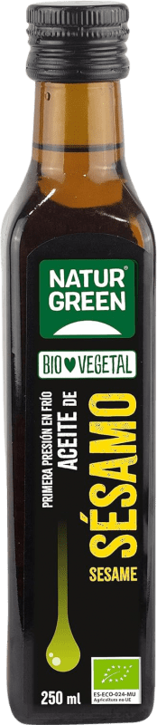 8,95 € | Pflanzenöl Natur Green Spanien Bio — Nachhaltig Kleine Flasche 25 cl Sésamo — Sesam