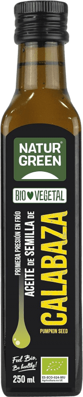 12,95 € | Vegetable Oil Natur Green Spain Bio — Organic Small Bottle 25 cl Calabaza — Pumpkin