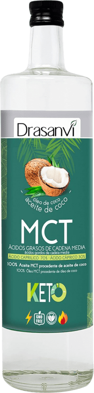 Envío gratis | Aceite Vegetal Drasanvi MCT C8 C10 Castilla y León España 1 L Coco